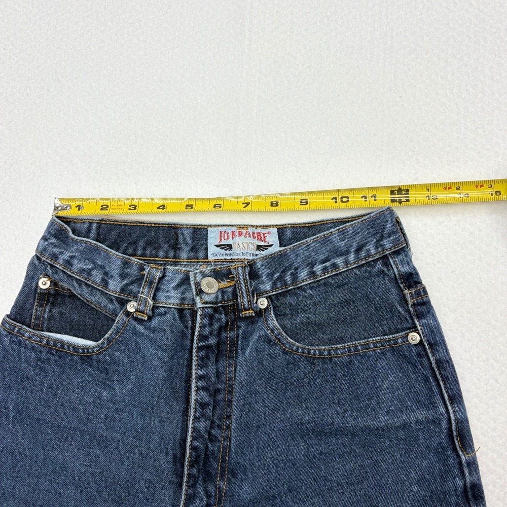 Vintage 90s Jordache Basics High Waisted Straight Leg Mom Jean Dark Wash Sz 9/10 - Picture 6 of 16